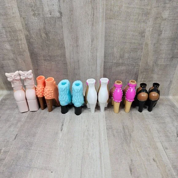 Bratz Dolls Shoes Lot Chunky Platform Boots Heels - Picture 4 of 5